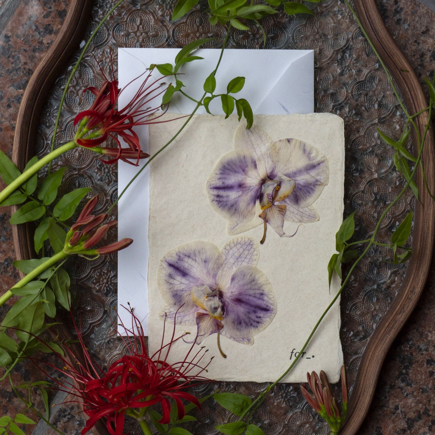 【 for the earth 】Postcard -Orchid-