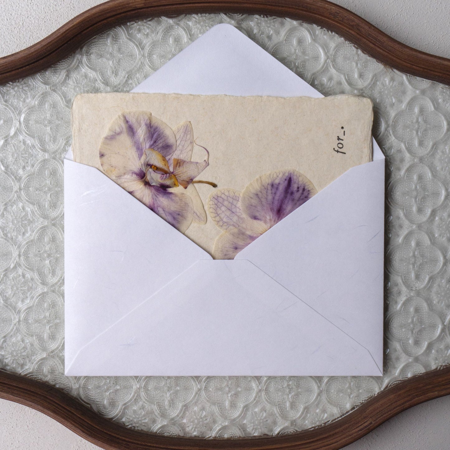 【 for the earth 】Postcard -Orchid-