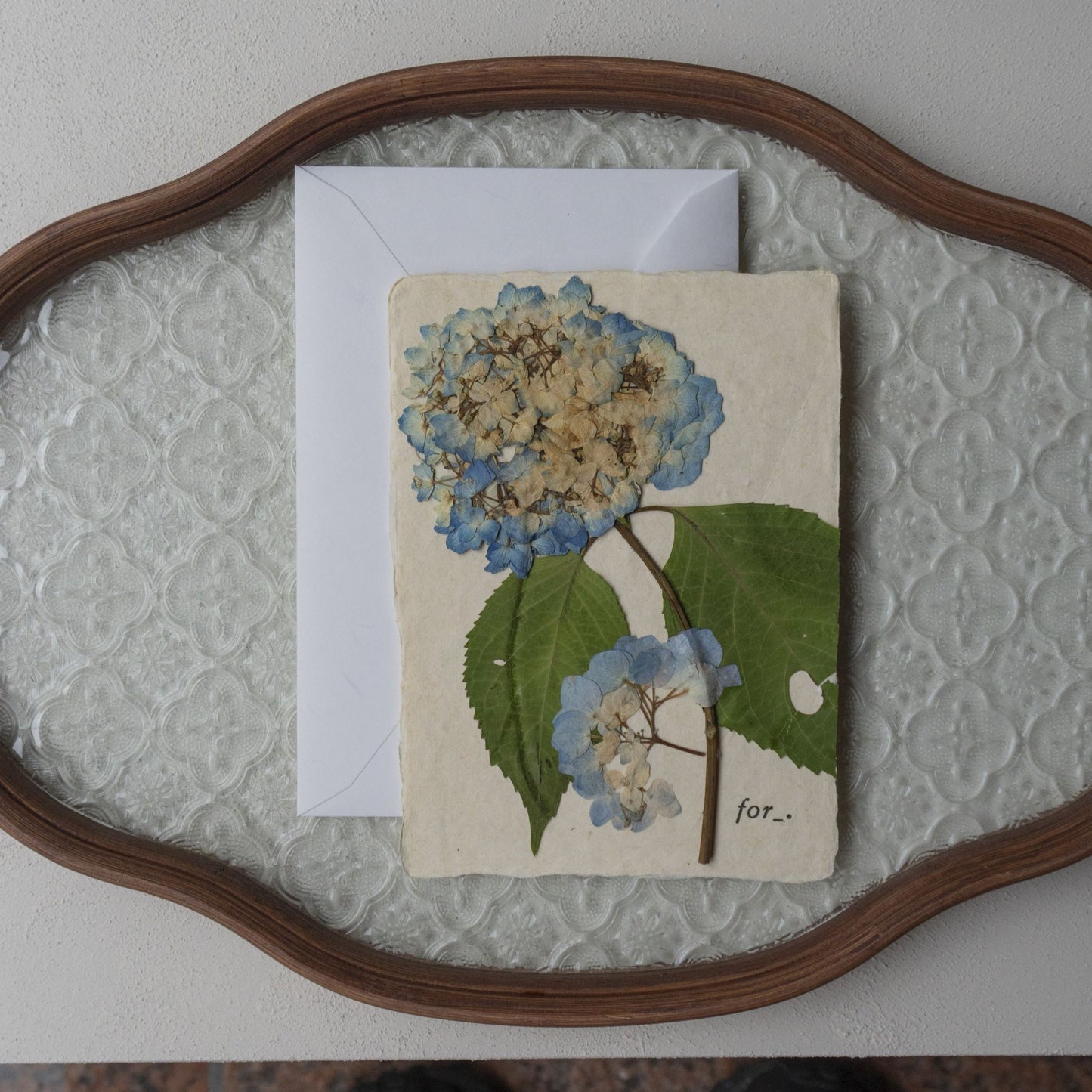 【 for the earth 】Postcard -Hydrangea-
